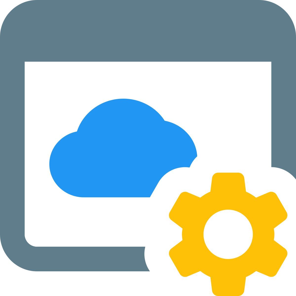 cloud server settings icon