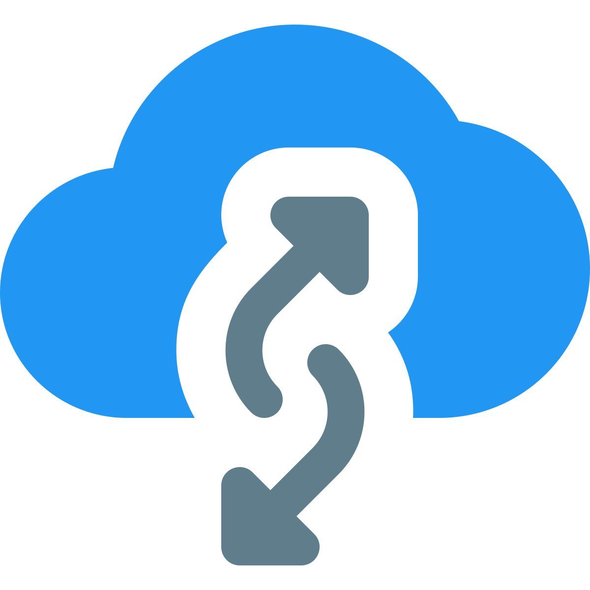 cloud data exchange icon