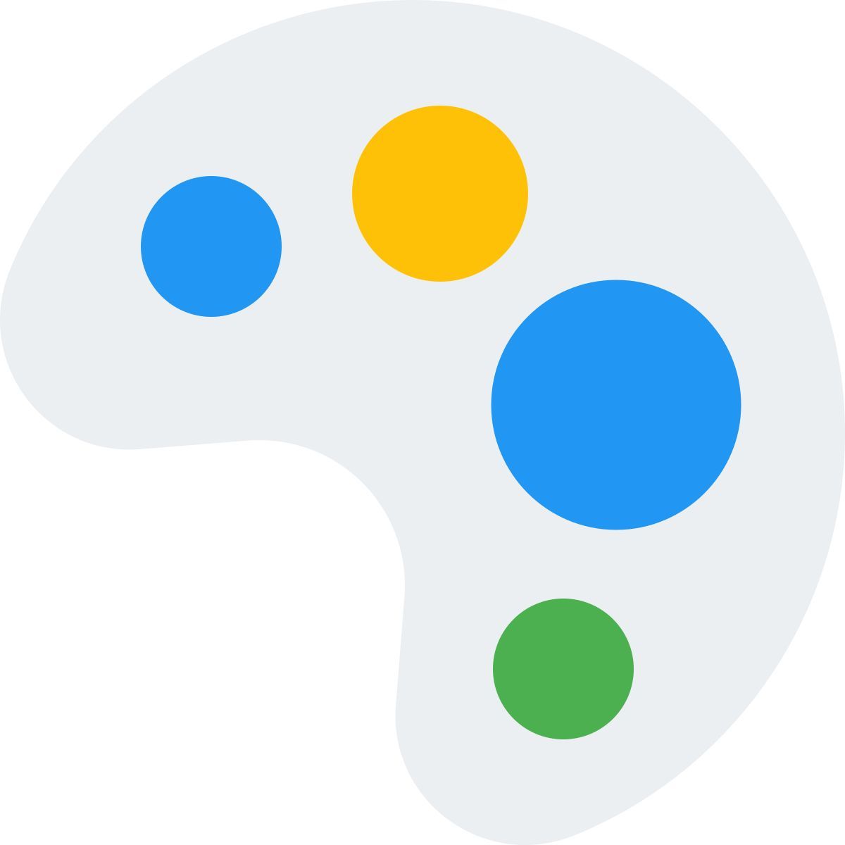 palette de couleurs icon