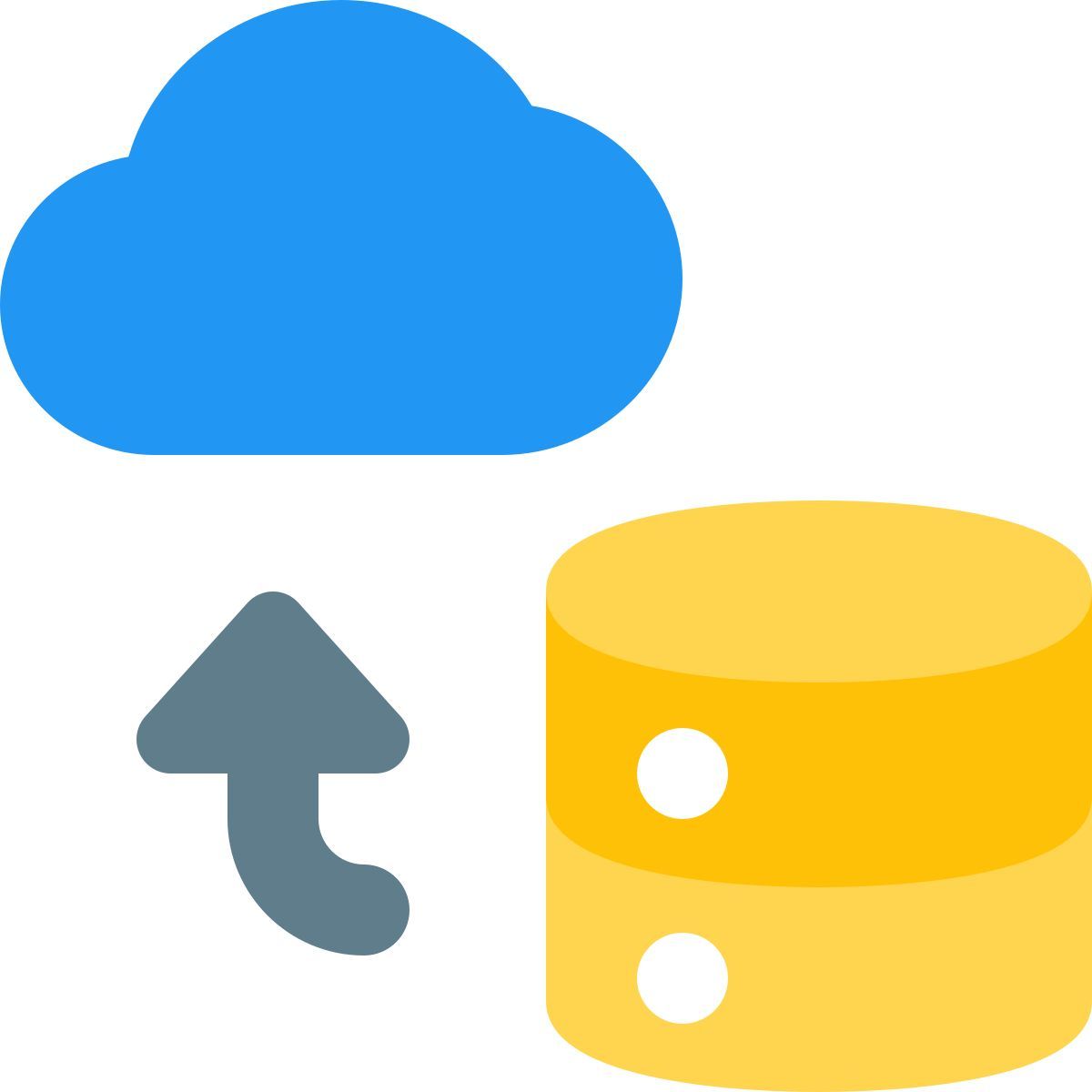 cloud data transfer icon