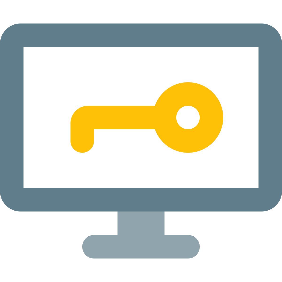 geschützter computer icon