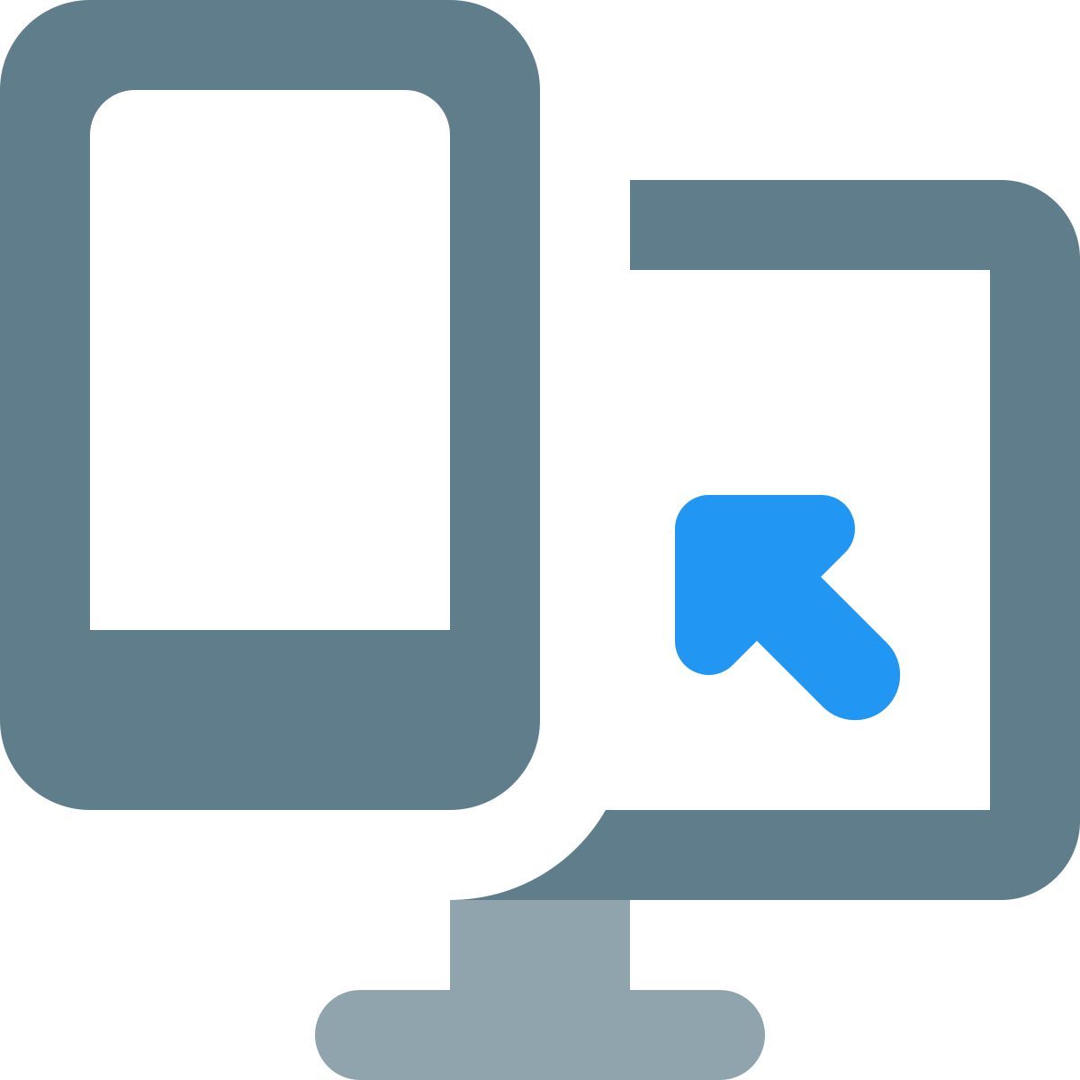 computer to phone icon