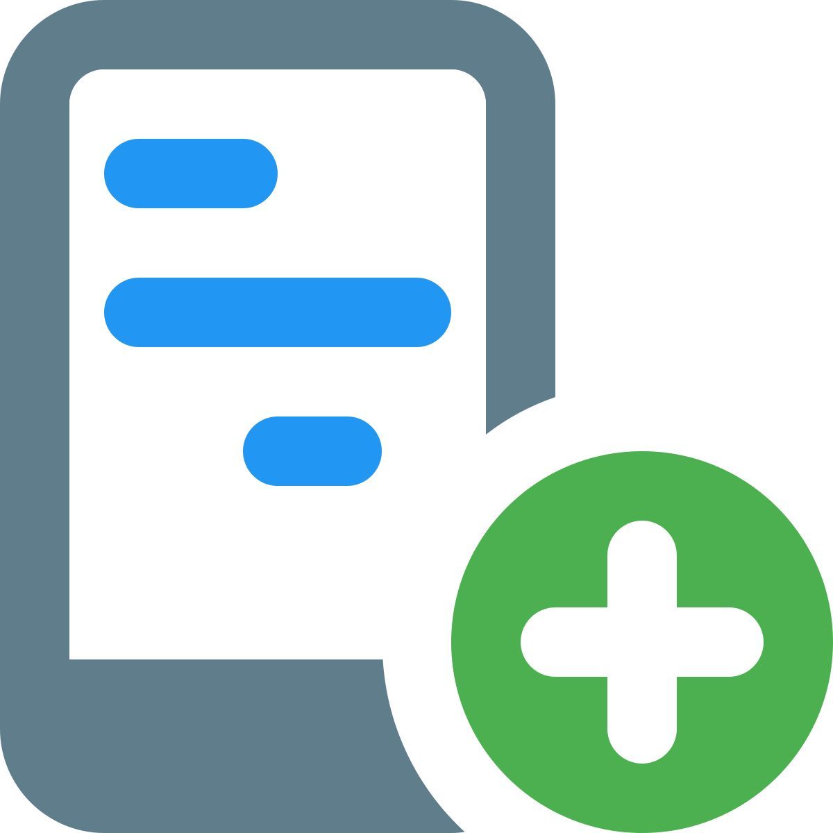 adicionar conteúdo icon
