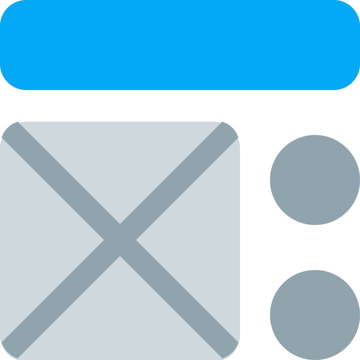 Layout da interface icon