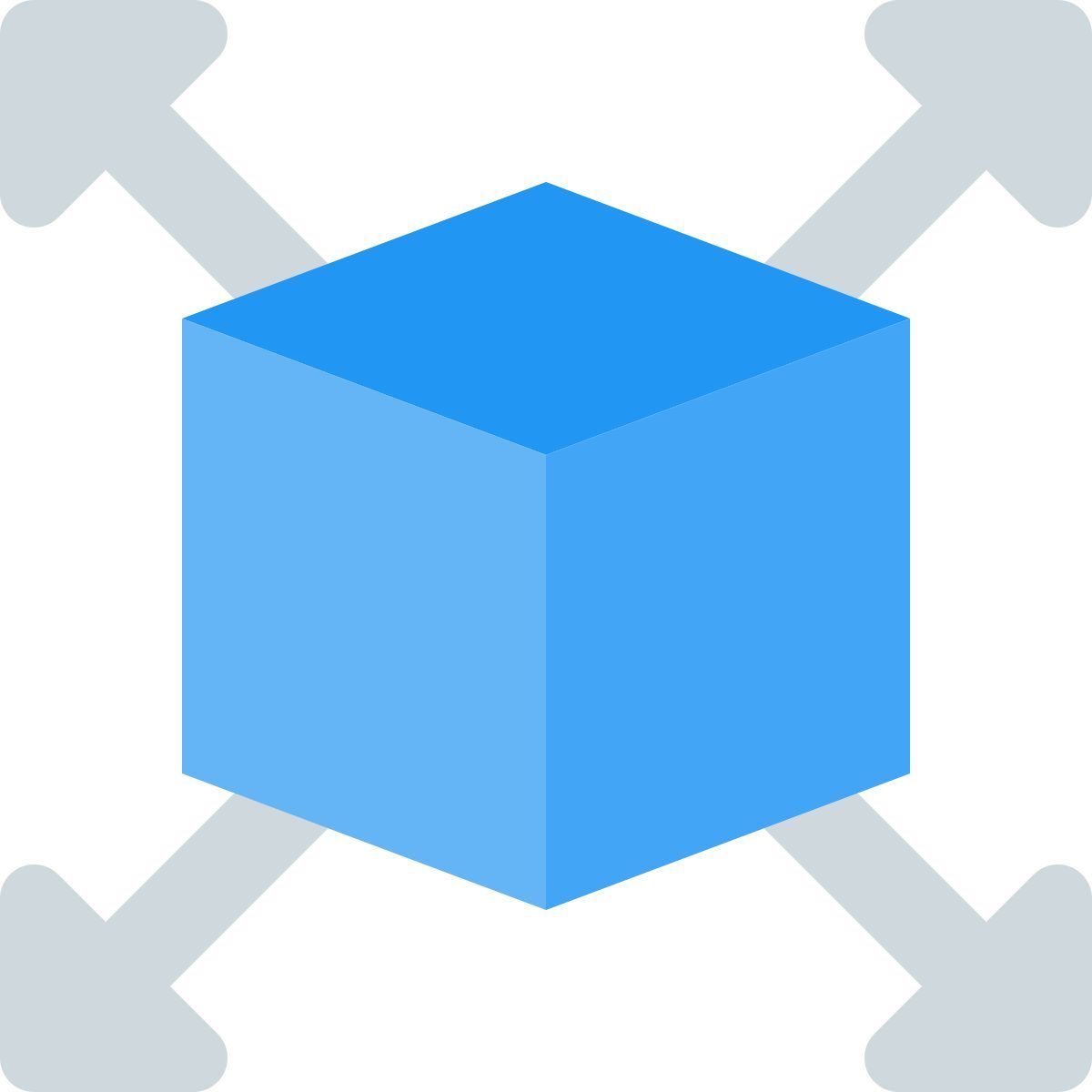 3d model corners icon