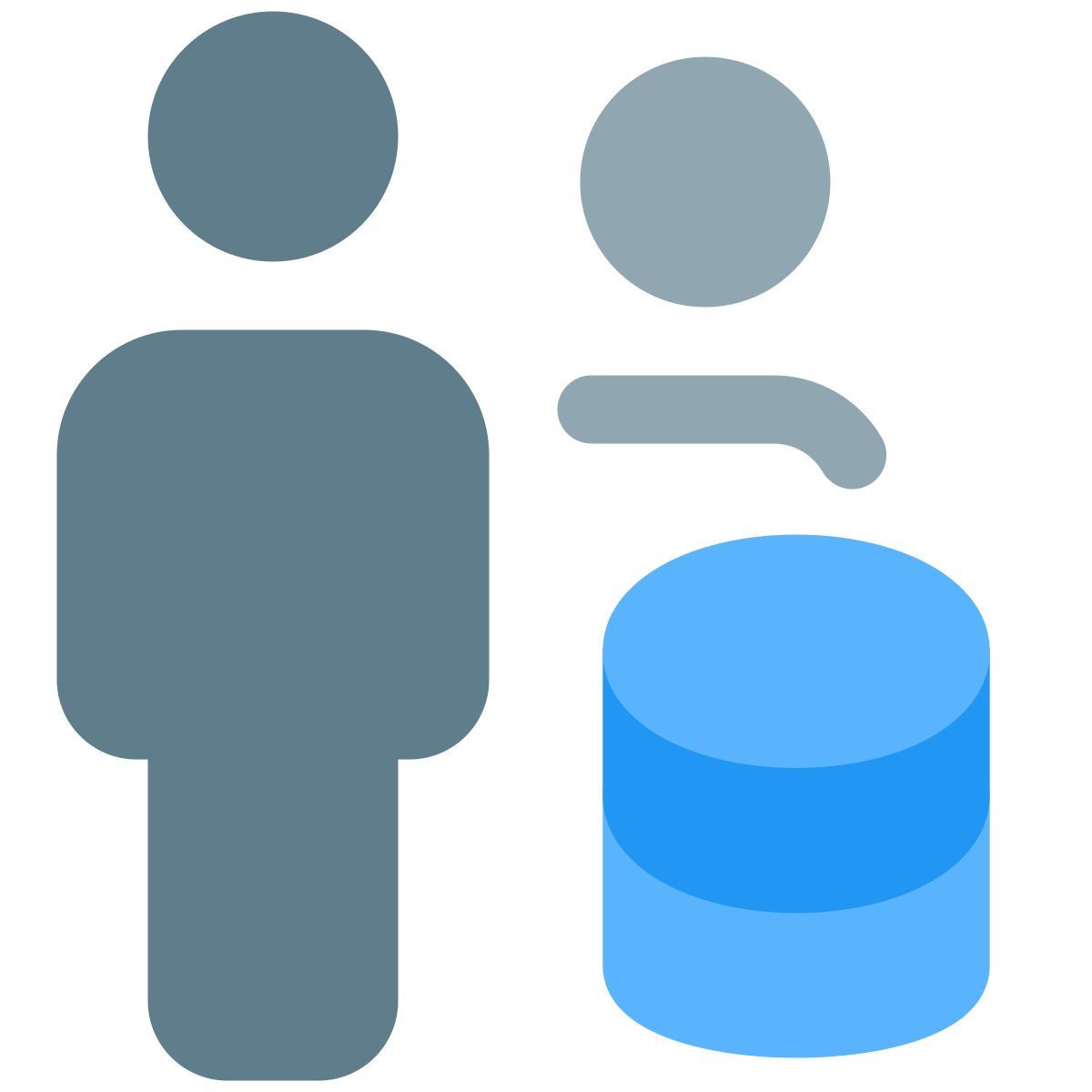 base de datos de múltiples empleados para análisis de datos icon