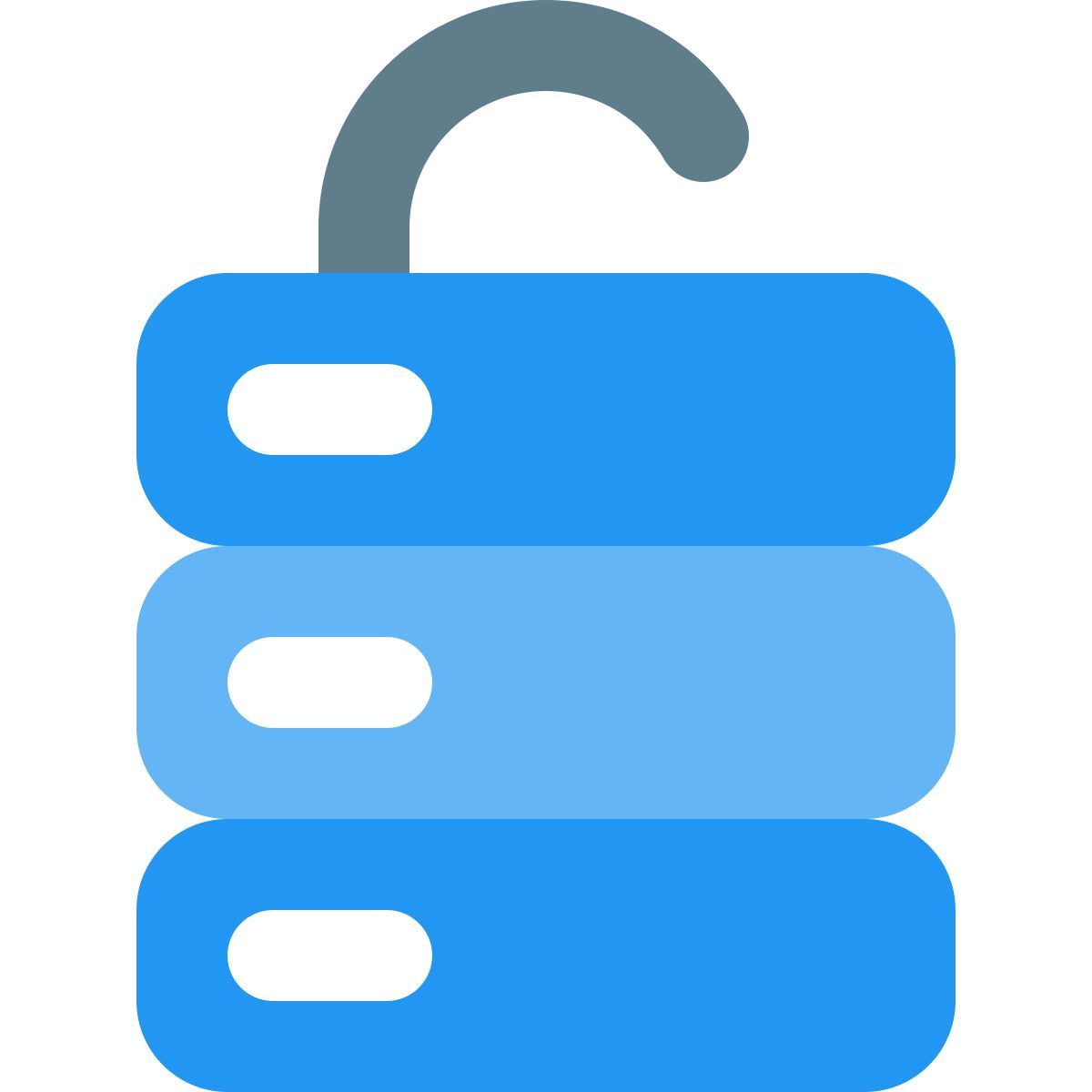 unlocked database icon