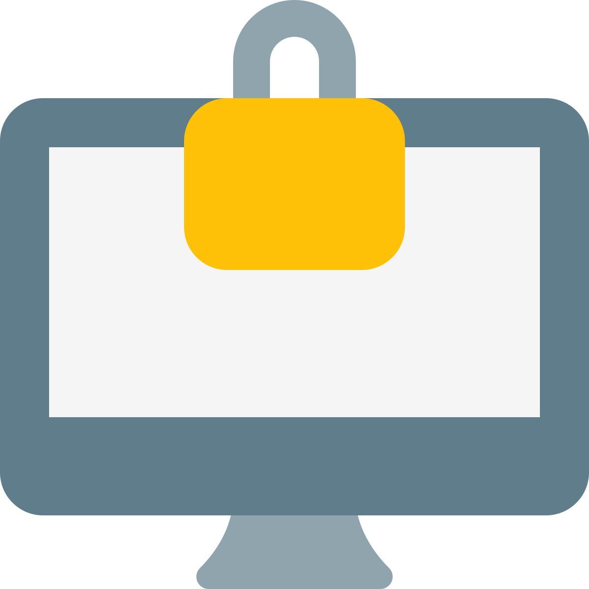 bloqueio de área de trabalho icon