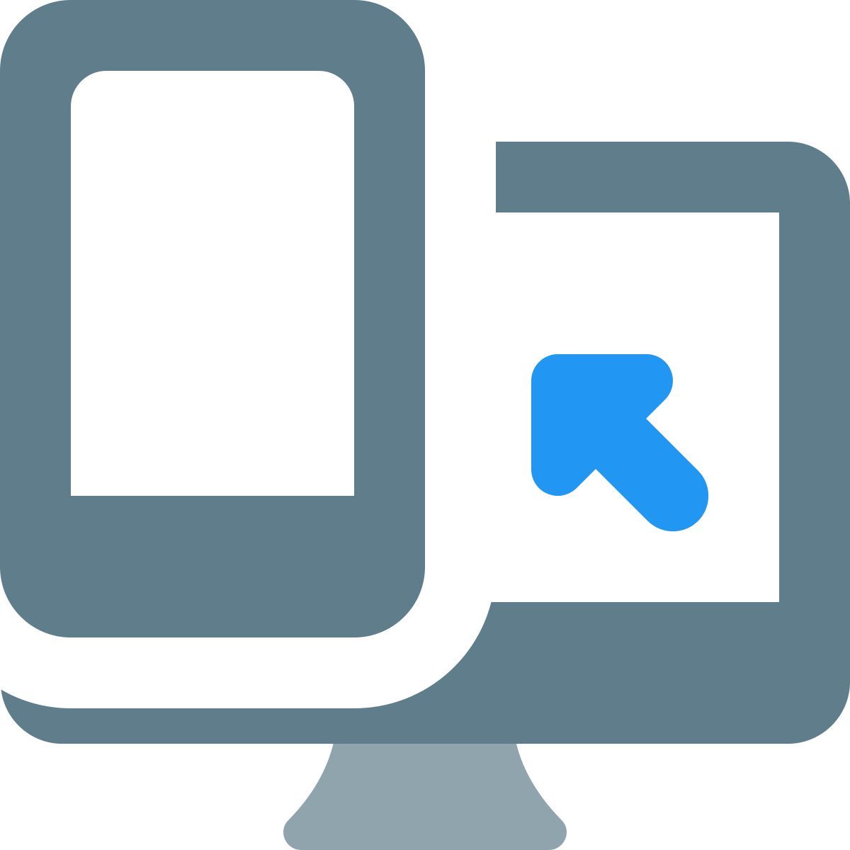 computer to phone icon