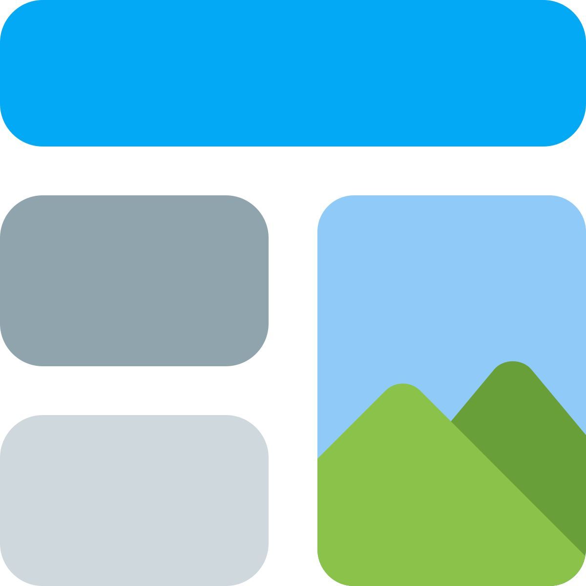 pictures layout icon