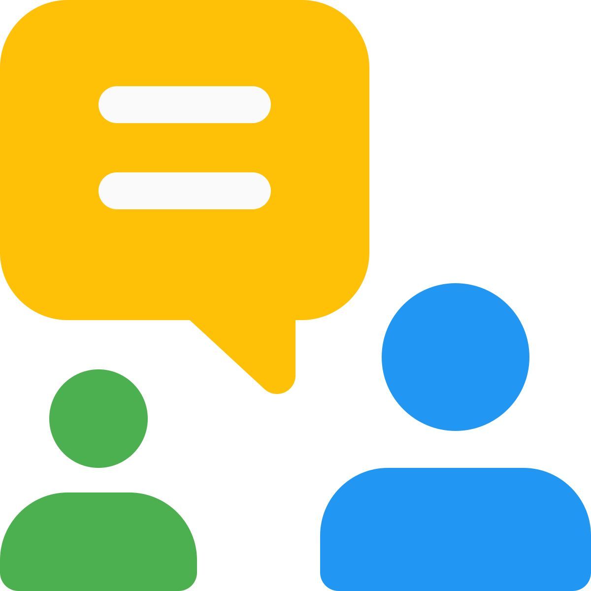 company discussion icon