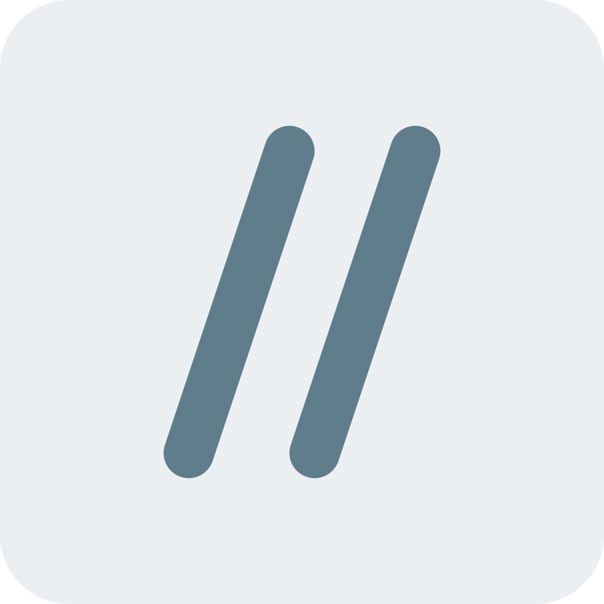 double slash icon