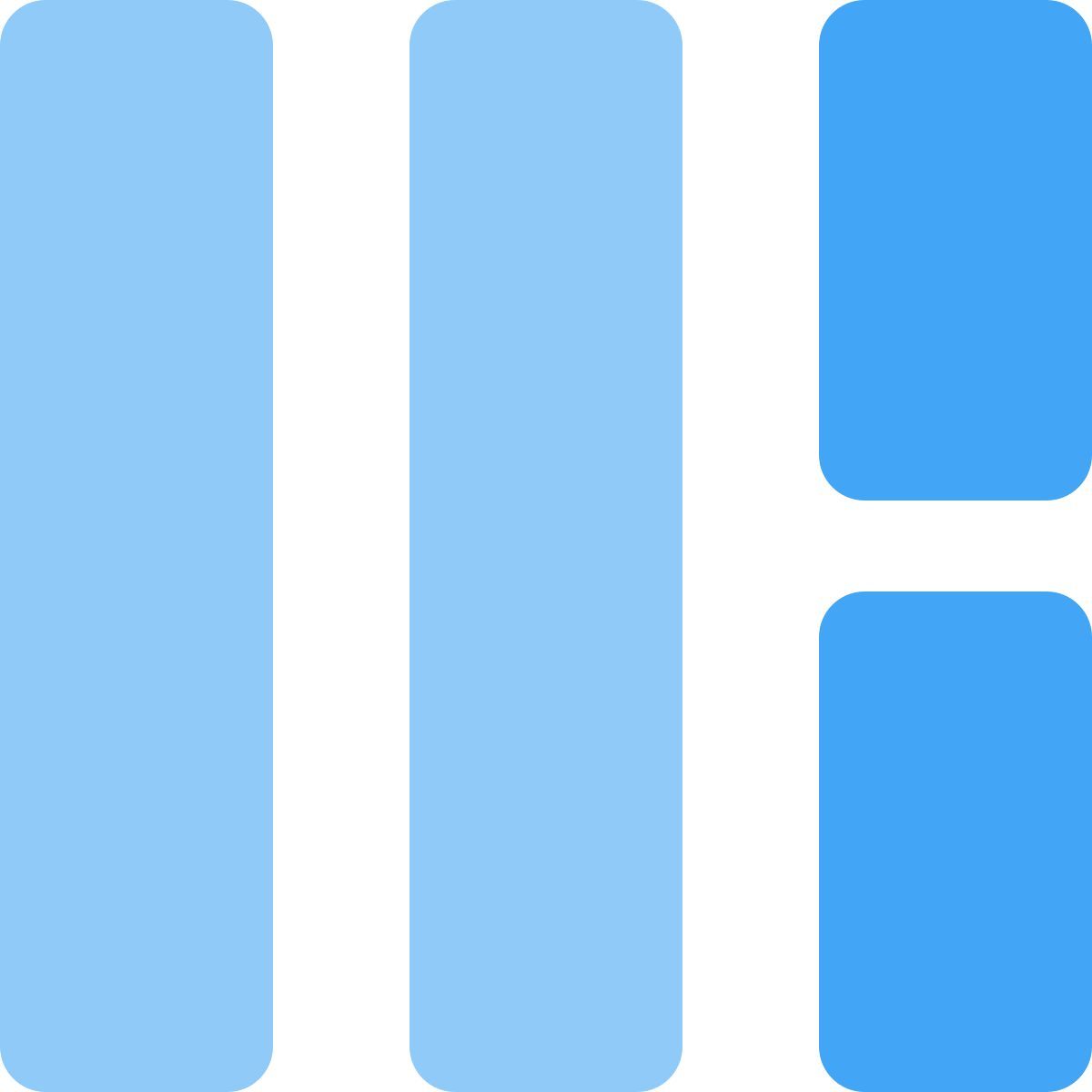 垂直布局 icon