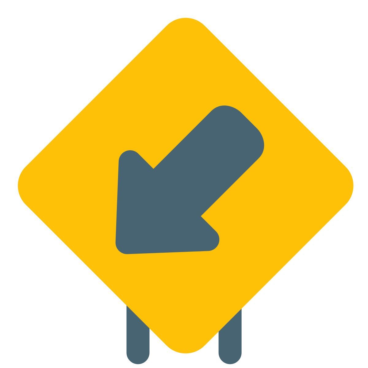 靠左行驶标志 icon