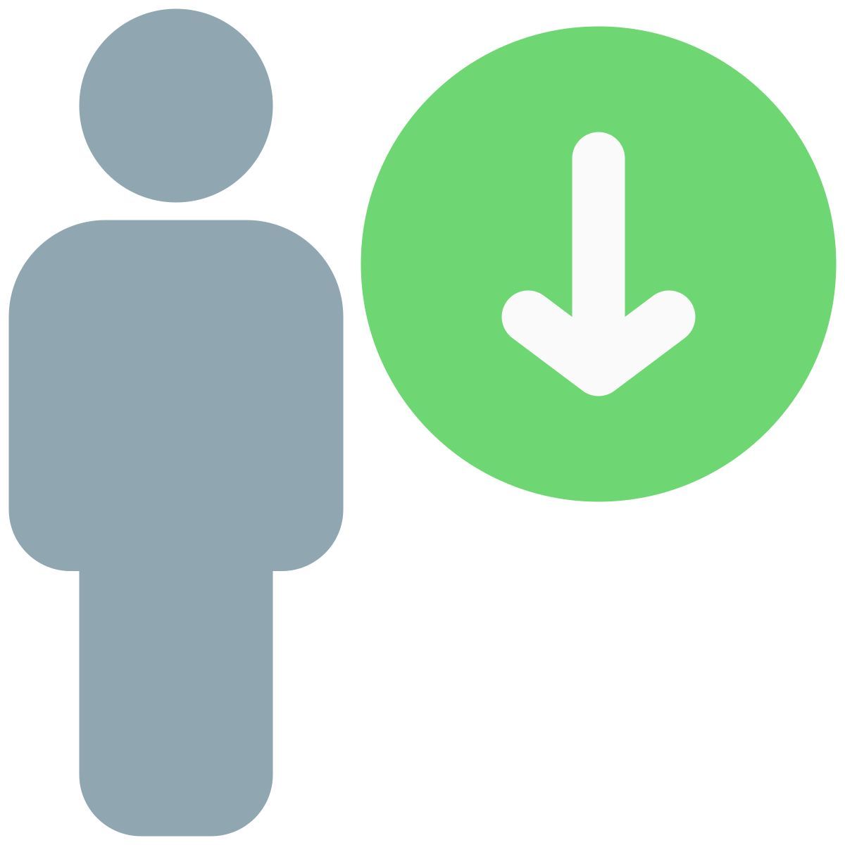 download user data icon