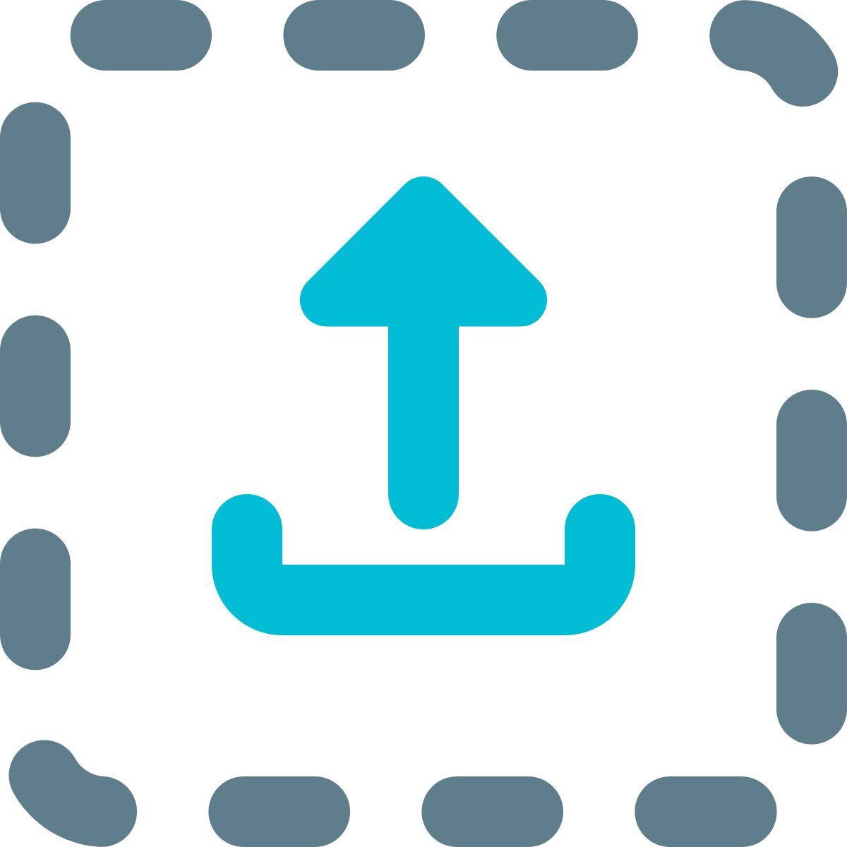 drag upload icon
