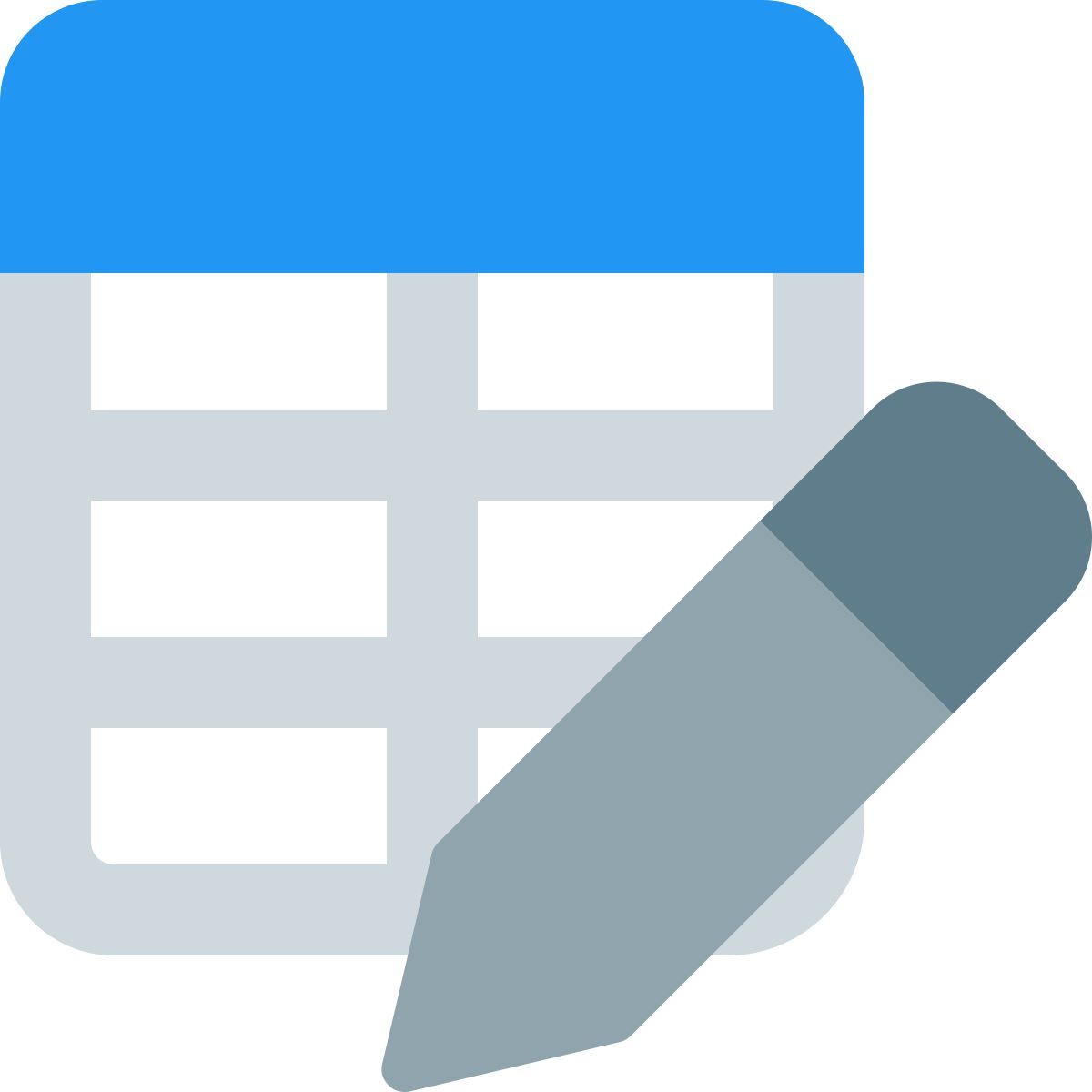 modifier le tableau icon