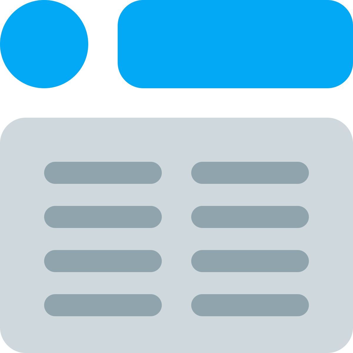 Columna de noticias icon