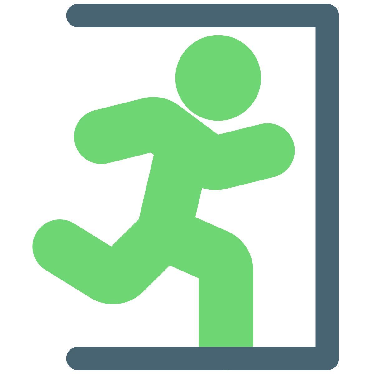emergency exit icon