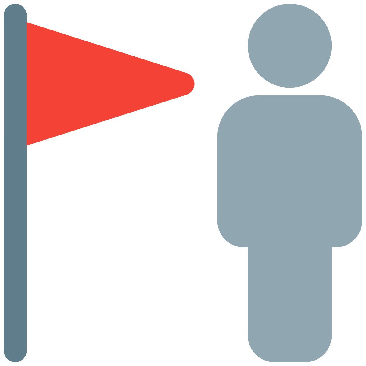 employee flagged for not maintaining end user agreement icon