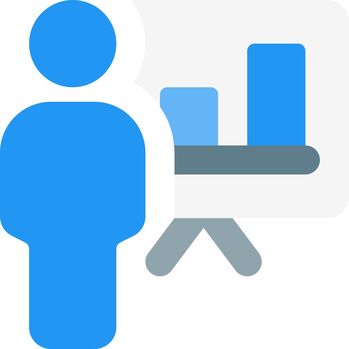 giving presentation icon