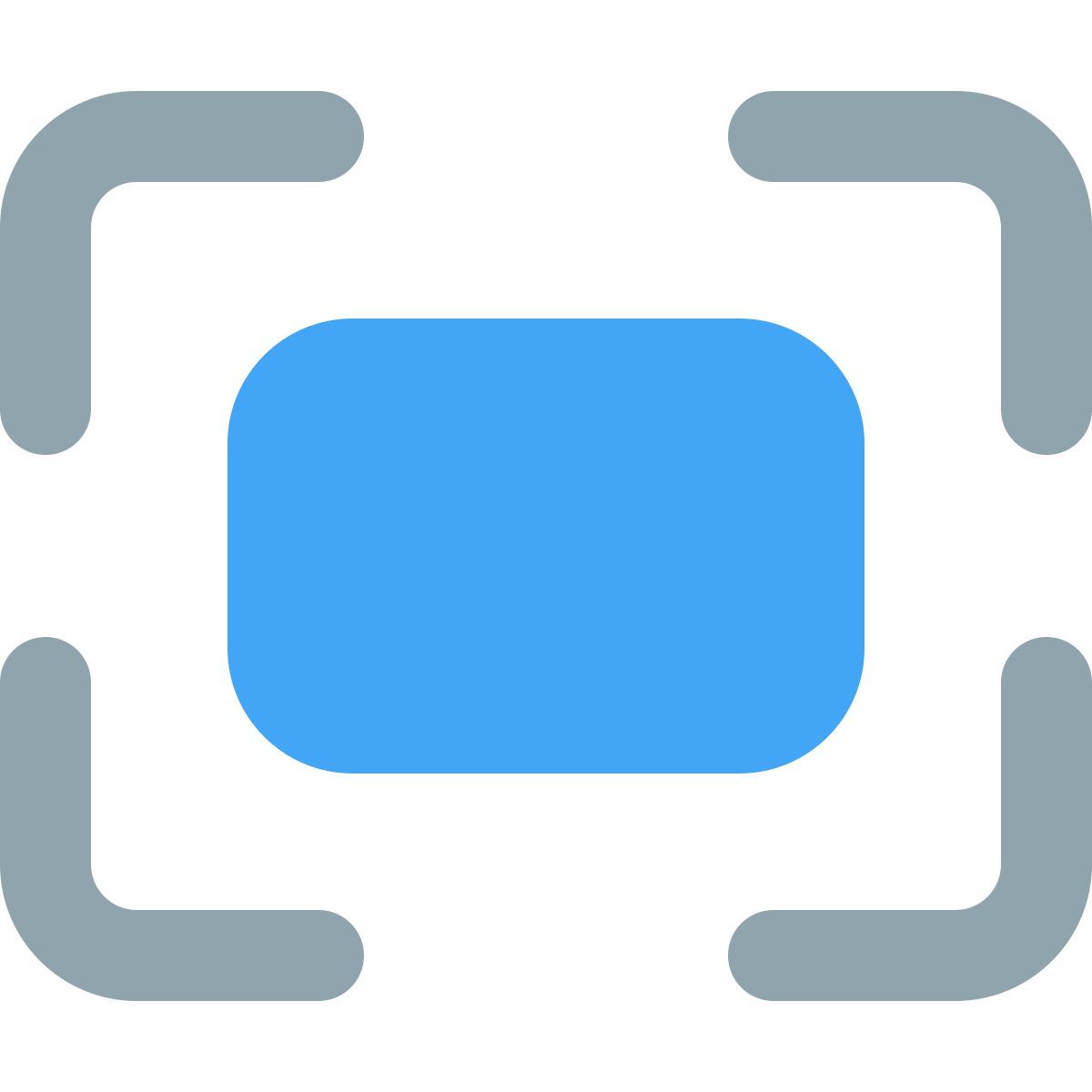 enlarge maximum resolution fit to screen large stretch and zoom in icon