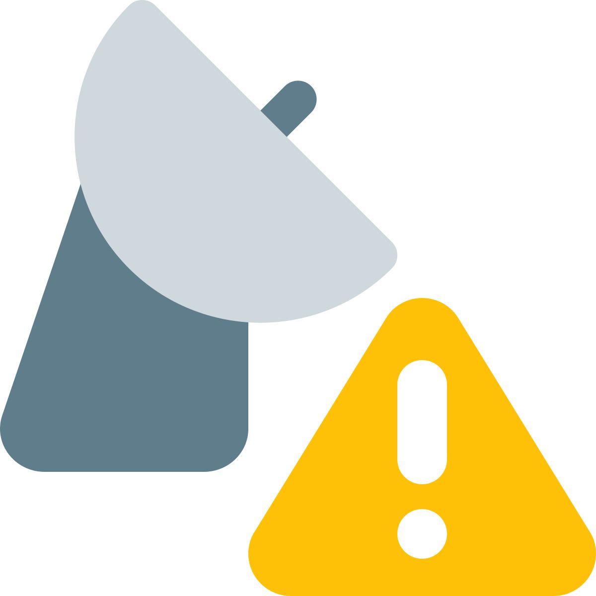 satellite dish error icon