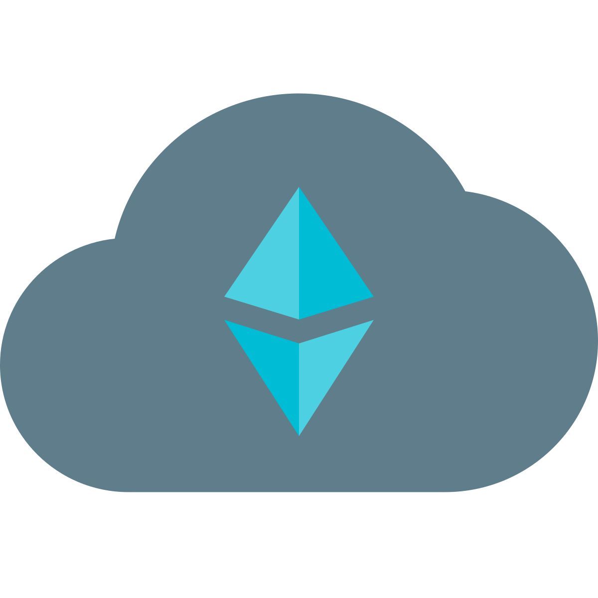 ethereum cloud icon