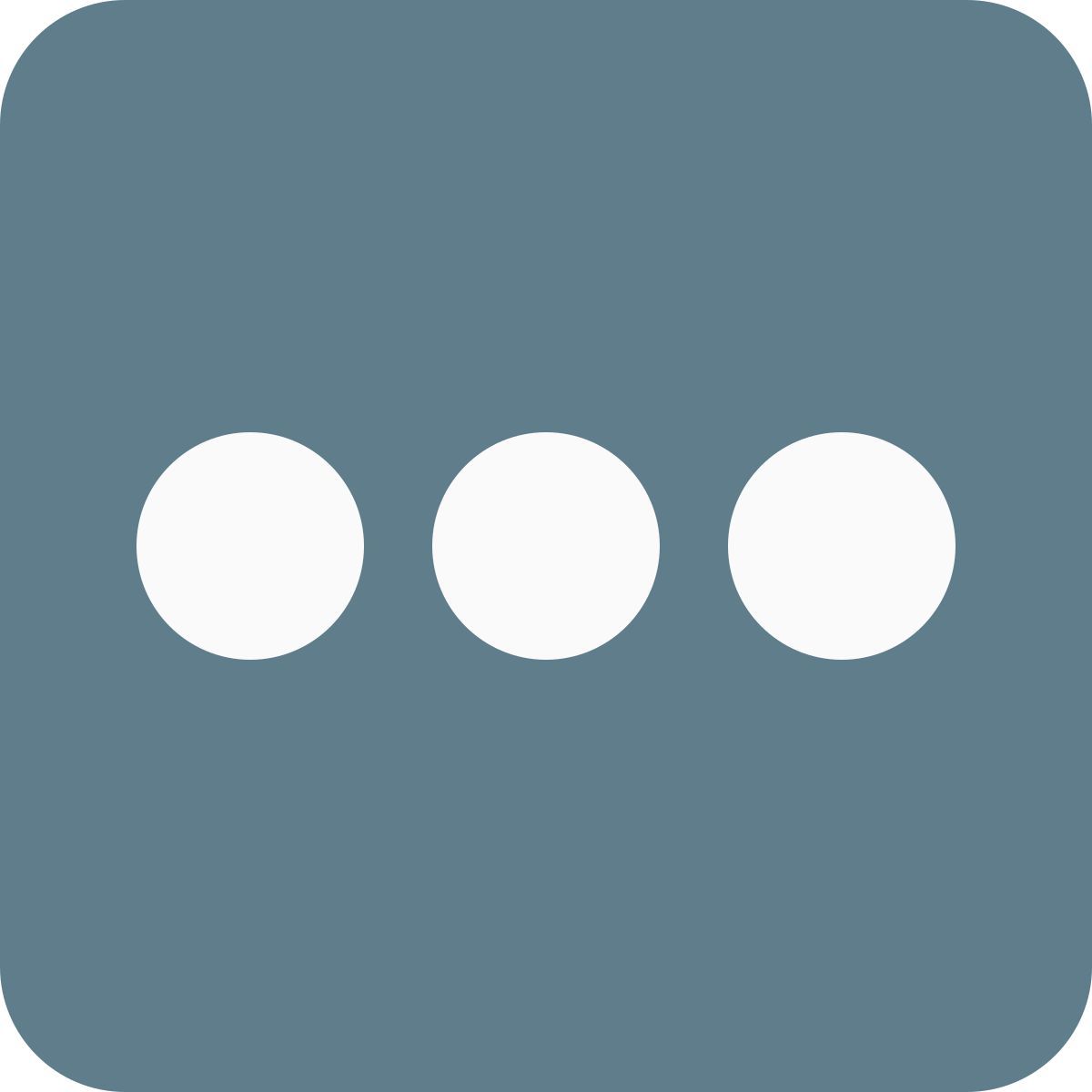 quadratisches menü icon