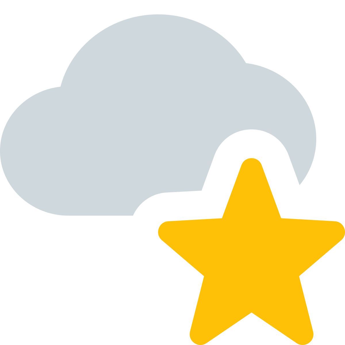 favorite cloud icon