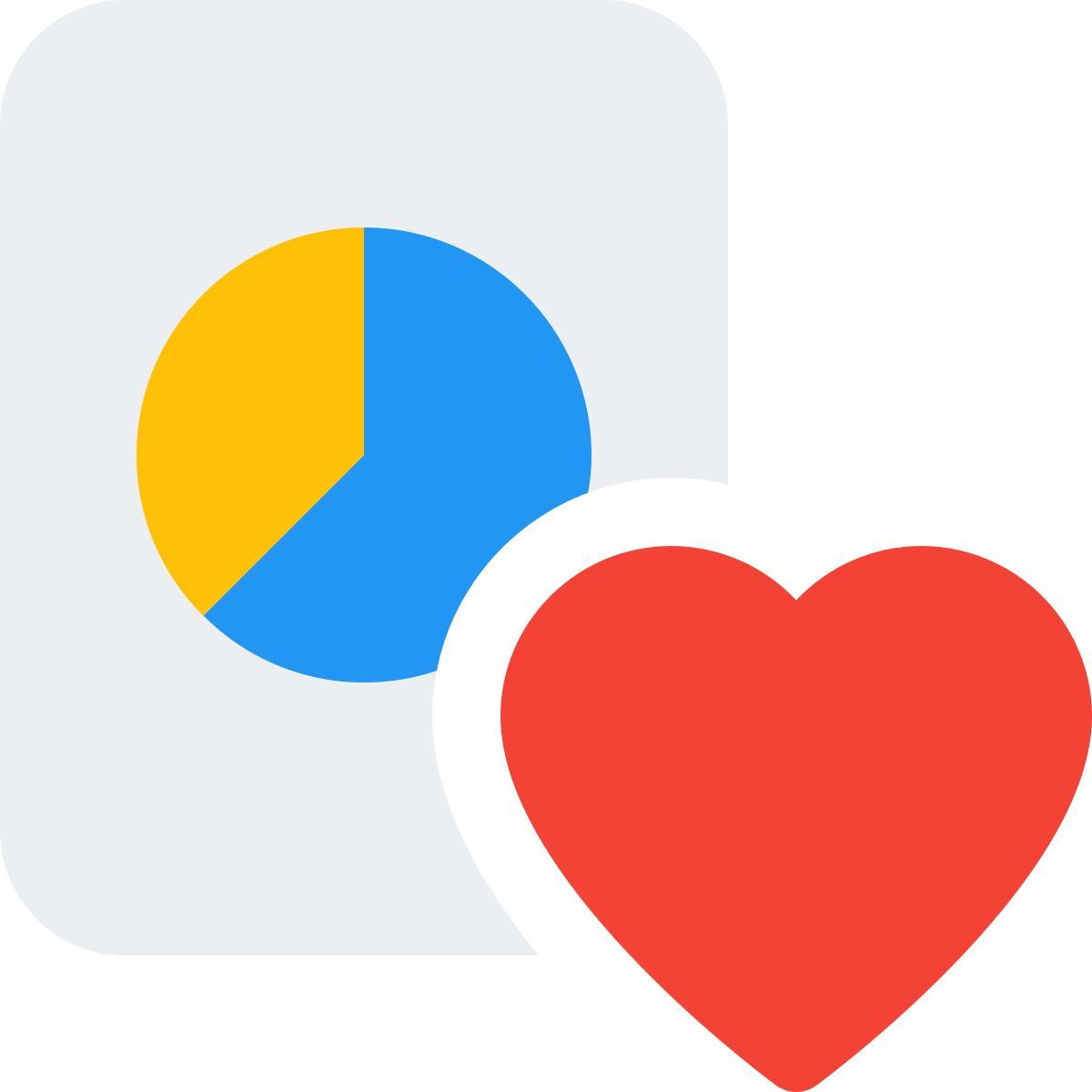 gráfico circular favorito icon