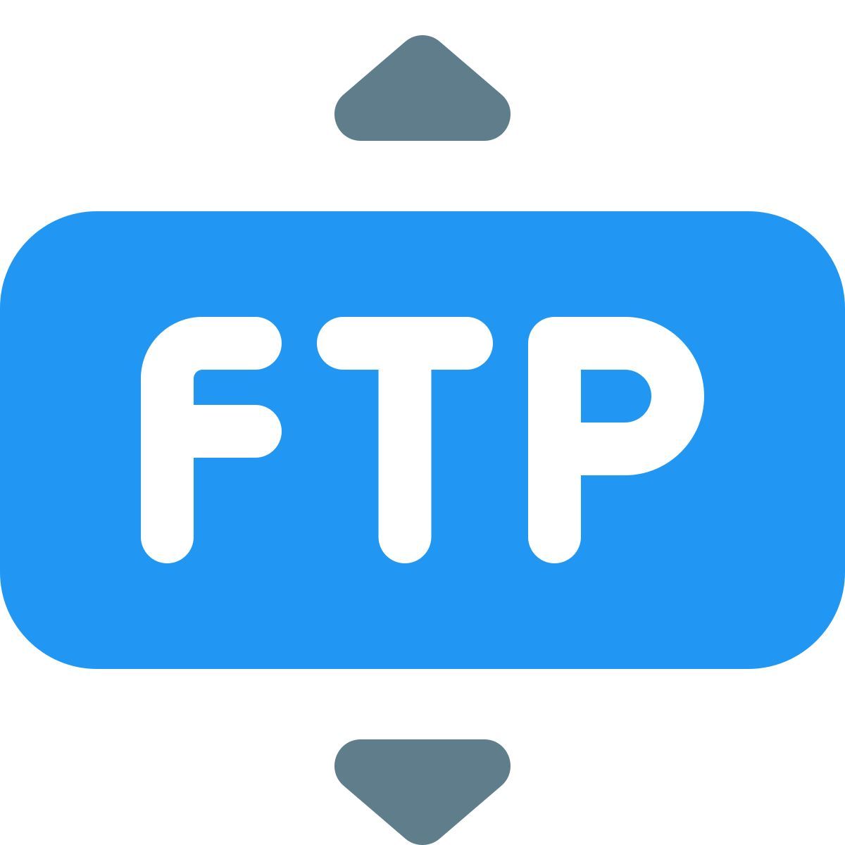 ftp up down icon