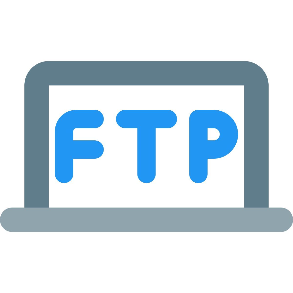 ordinateur portable ftp icon