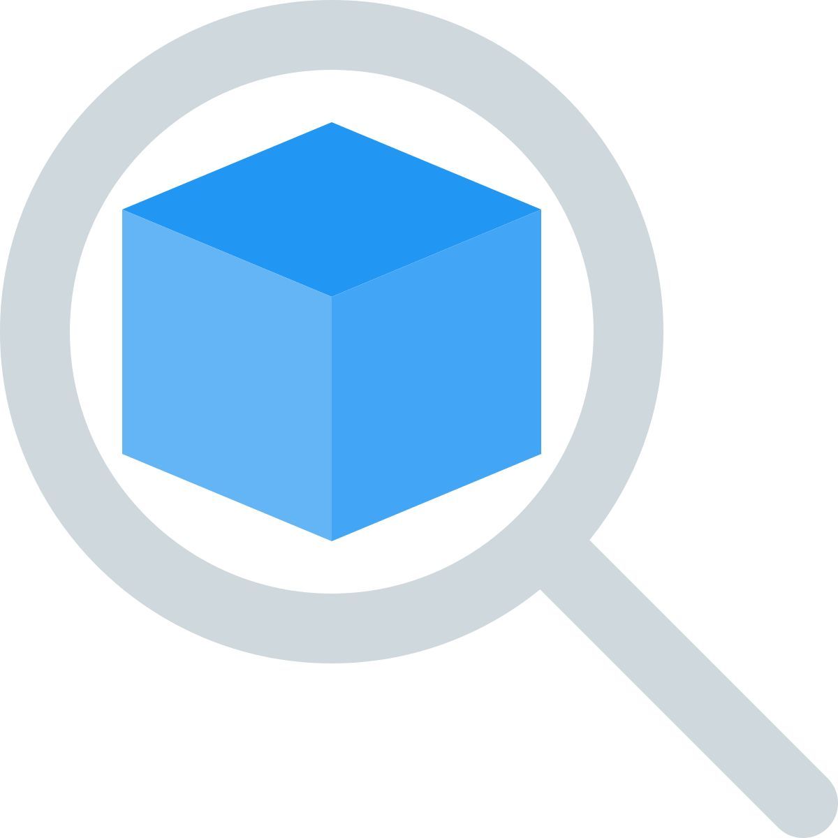 find 3d model icon