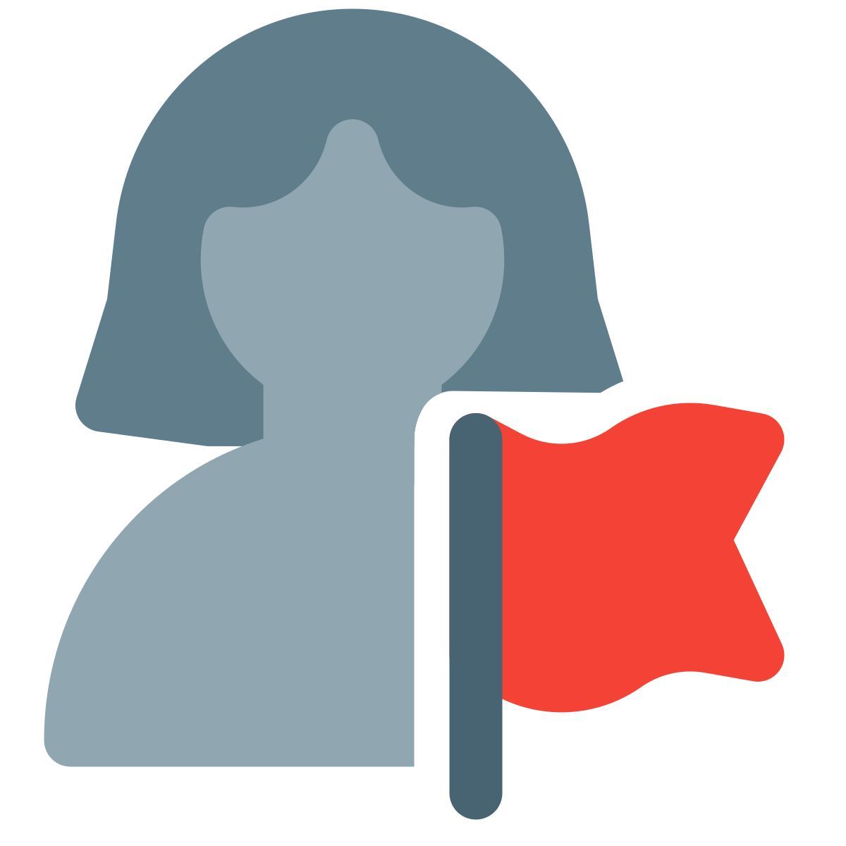 bandera de usuario icon