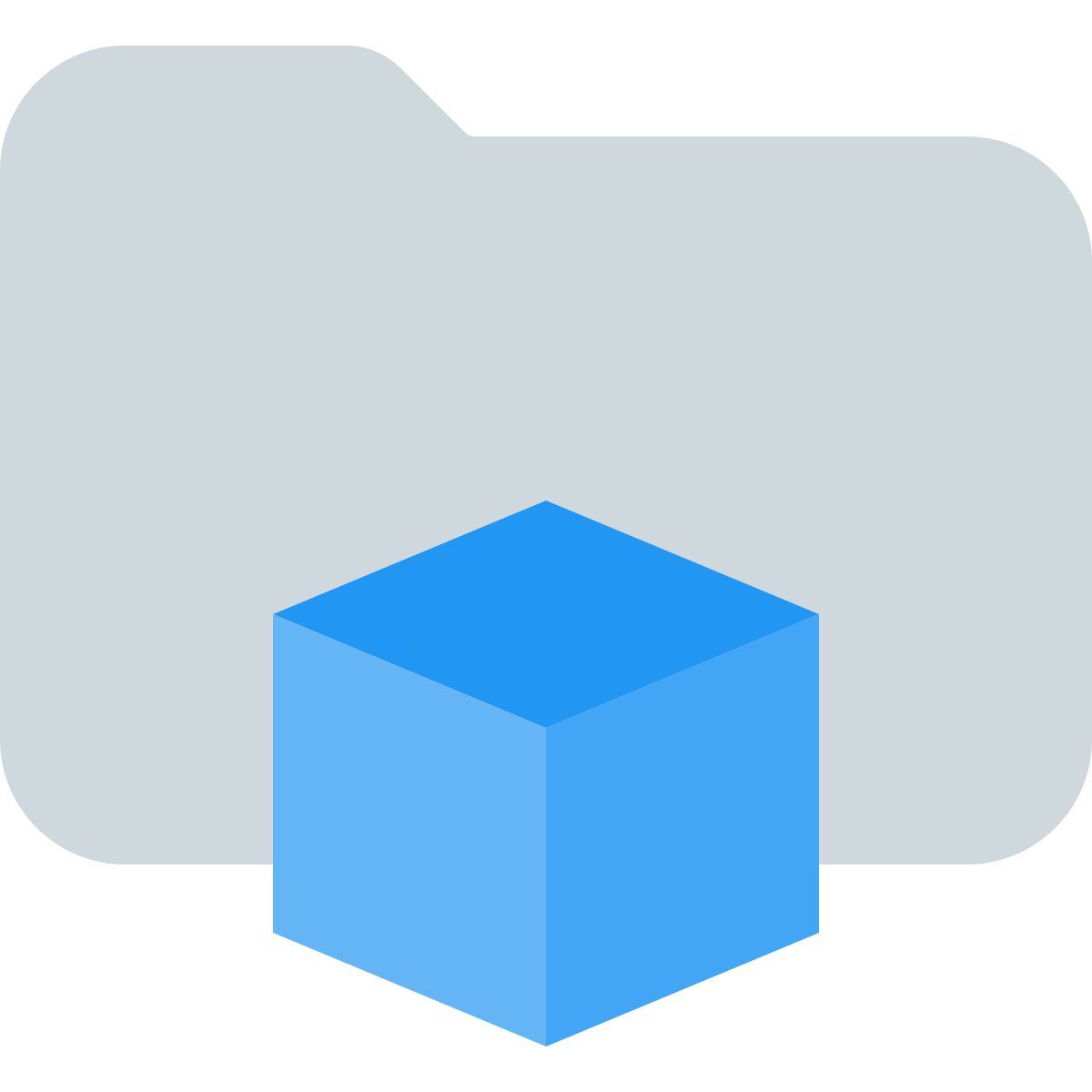 3d design folder icon
