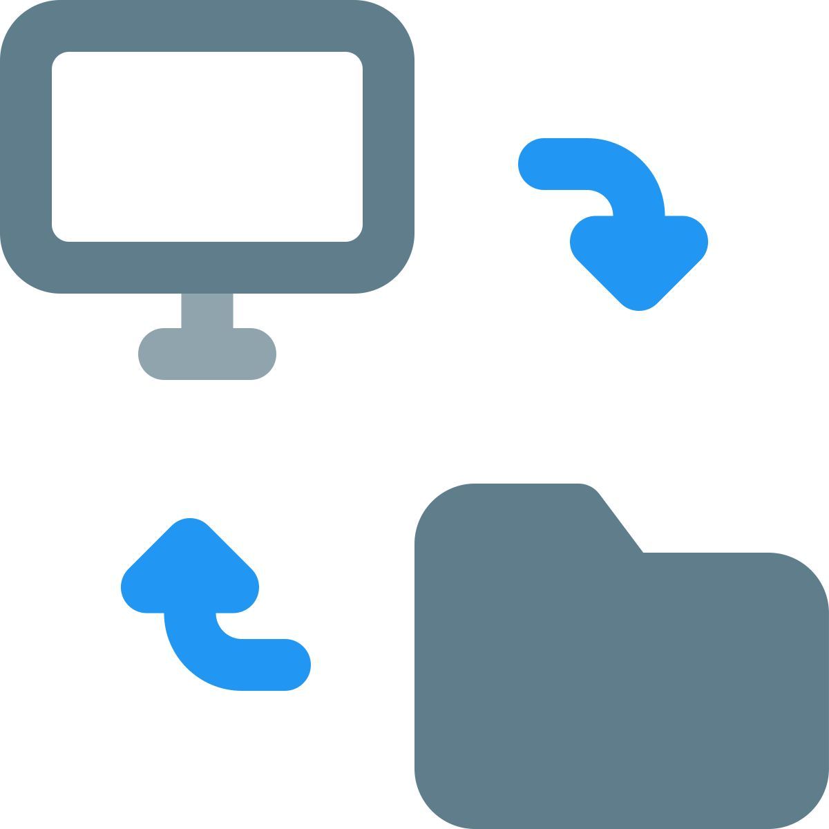 folder to desktop icon