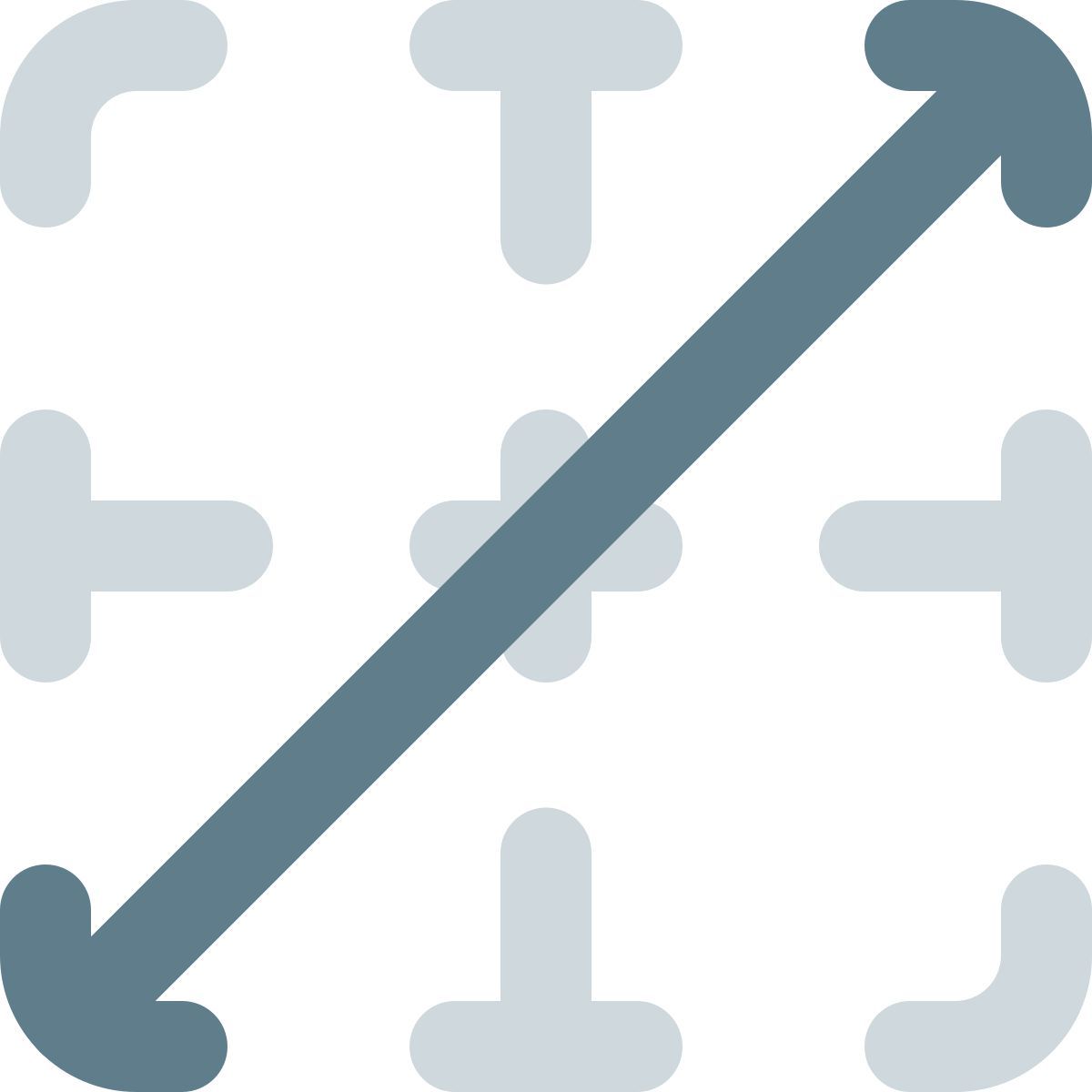 斜向上边框 icon