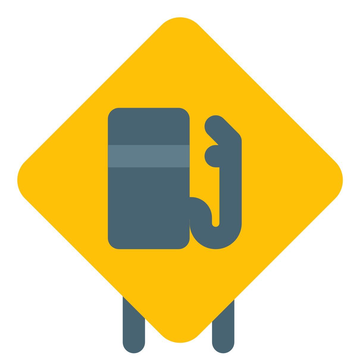 gas station sign icon