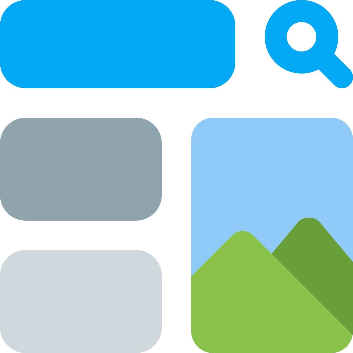 rechercher du contenu icon