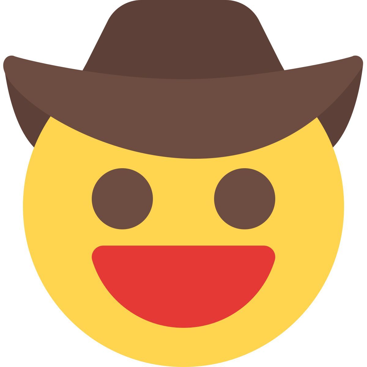 lächelnder cowboy icon