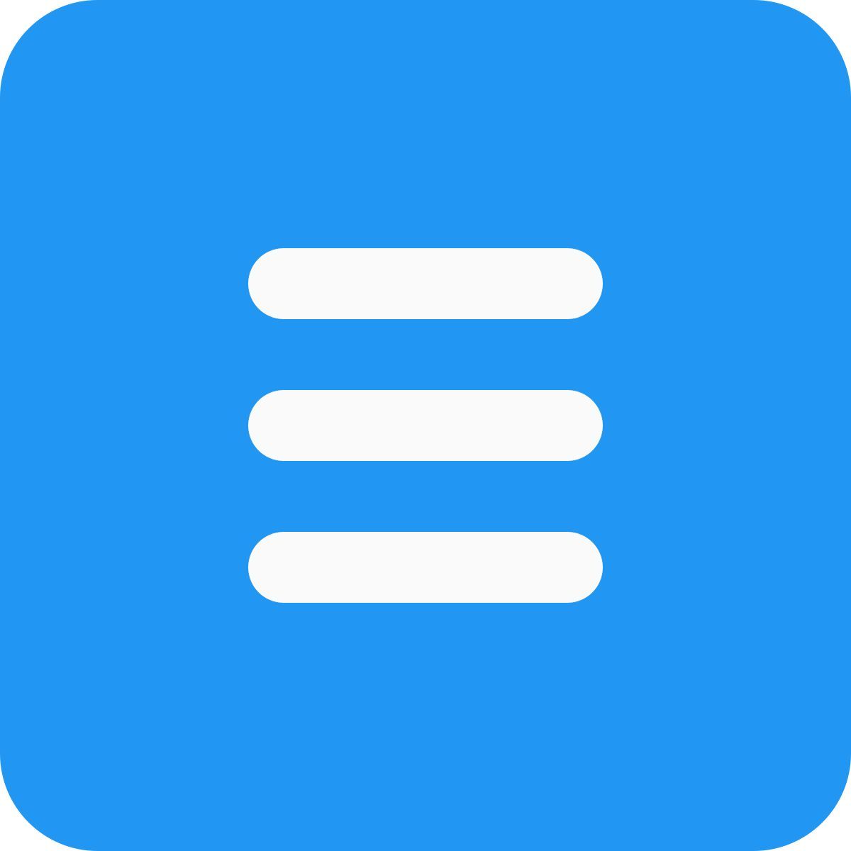 hamburger menu icon
