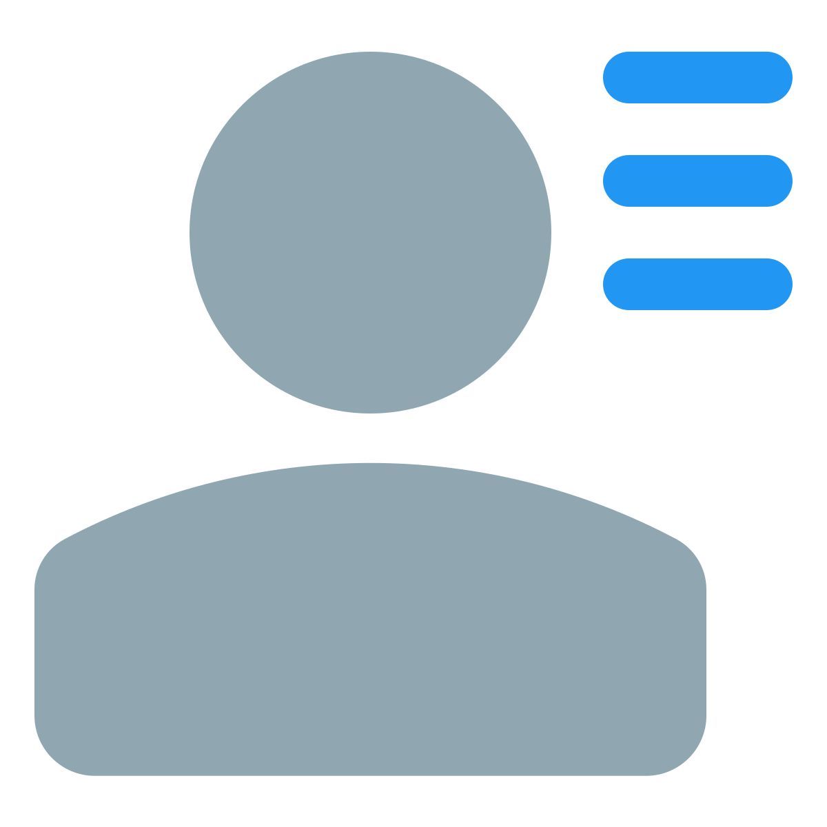 меню пользователя icon