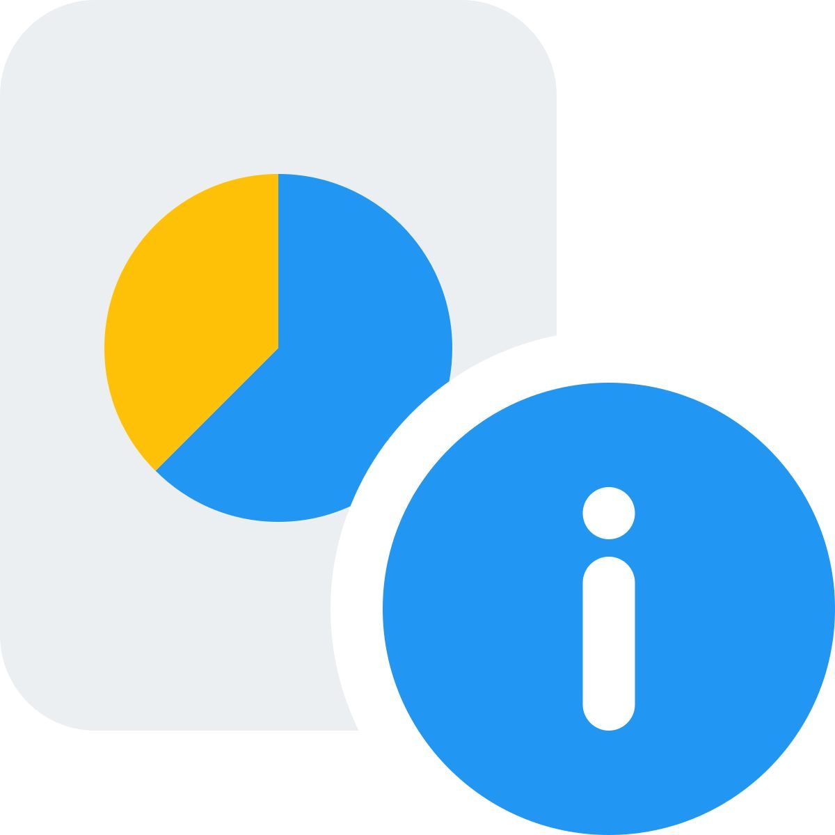 informations sur le graphique à secteurs icon