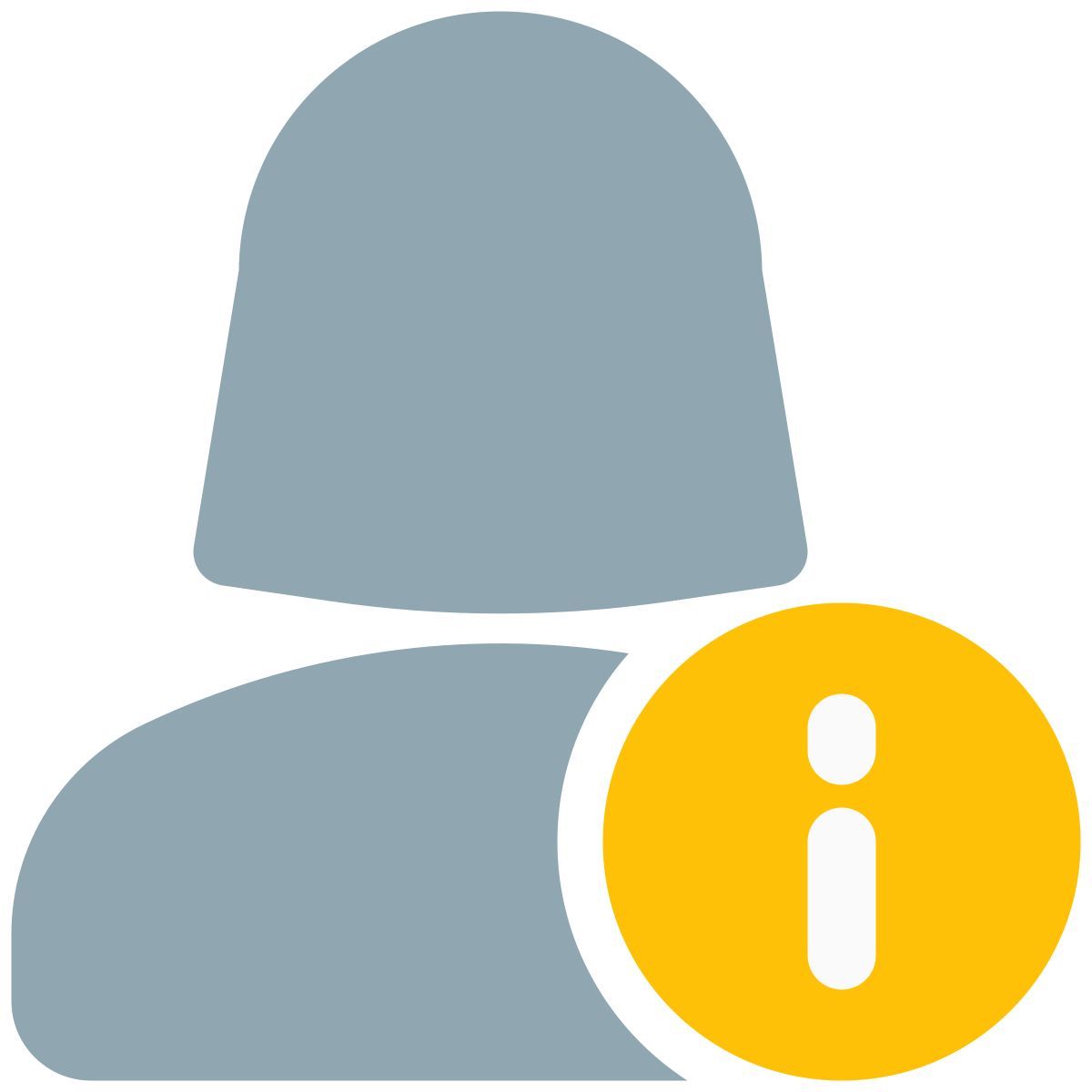 information of an online female user i button placement icon