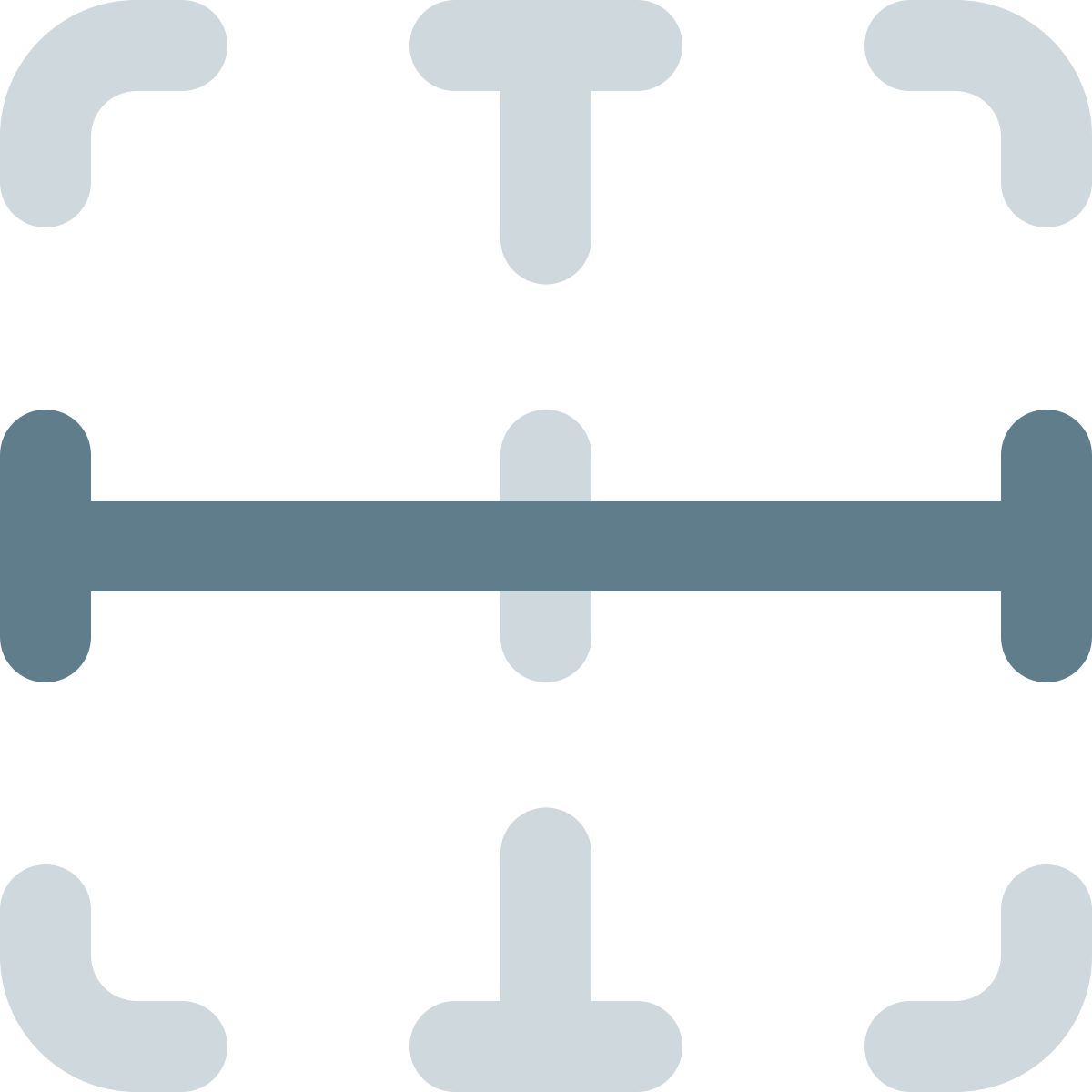 inserir borda horizontal icon