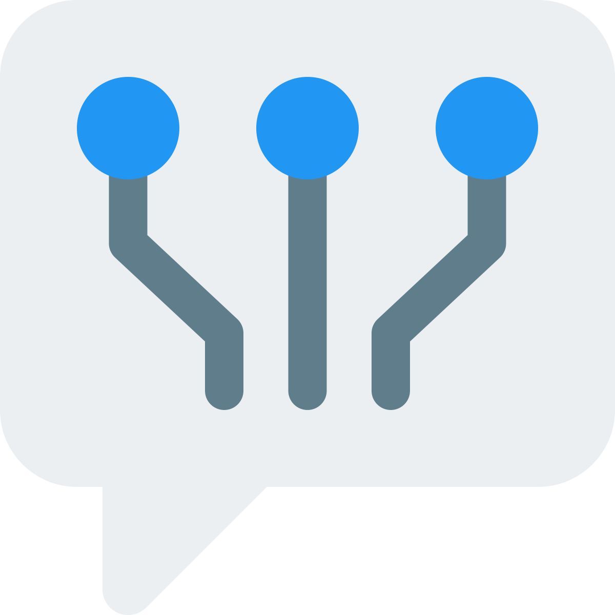 diskussion über integrierte technologien icon
