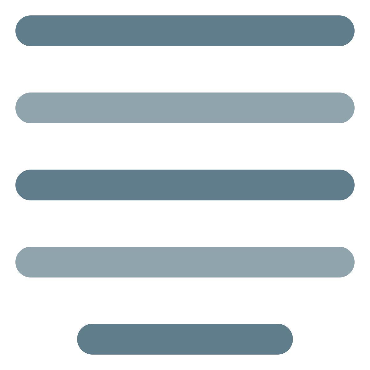 justify center alignment paragraph setting text layout position format icon