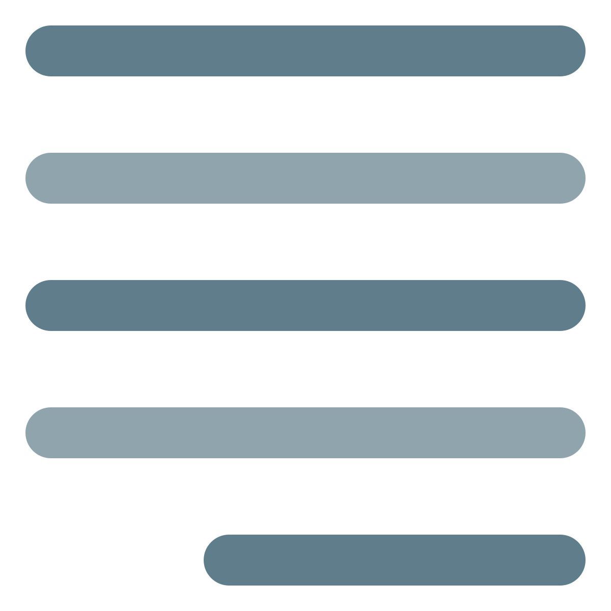 justify right alignment paragraph setting text layout position format icon