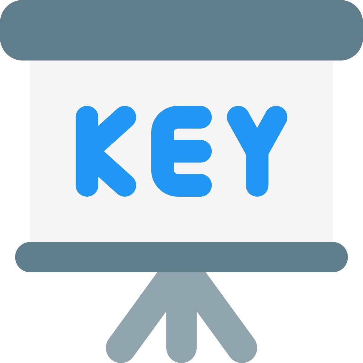 key metrics presentation icon